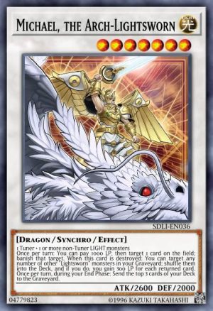 Michael, the Arch-Lightsworn - (Realm of Light Structure) - (SDLI-EN036) - (Ultra Rare)