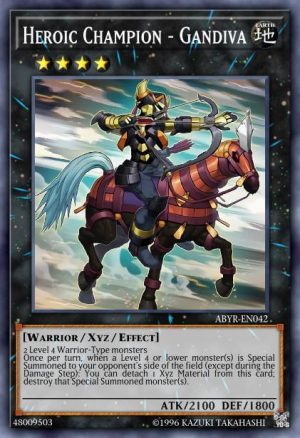 Heroic Champion - Gandiva - (OTS Tournament Pack 19) - (OP19-EN025) - (Common)