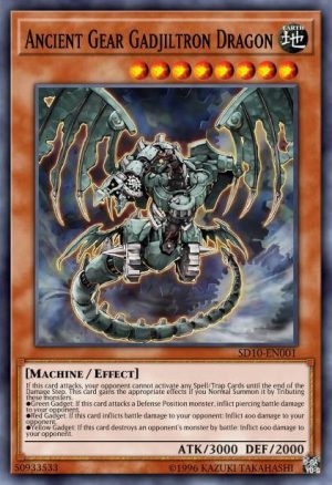 Ancient Gear Gadjiltron Dragon - (Structure Machine Re-Volt) - (SD10-EN001) - (Ultra Rare)
