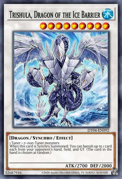 Trishula, Dragon of the Ice Barrier - (Duel Devastator) - (DUDE-EN014) - (Ultra Rare)