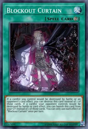 Blockout Curtain - (Rising Rampage) - (RIRA-EN065) - (Common)