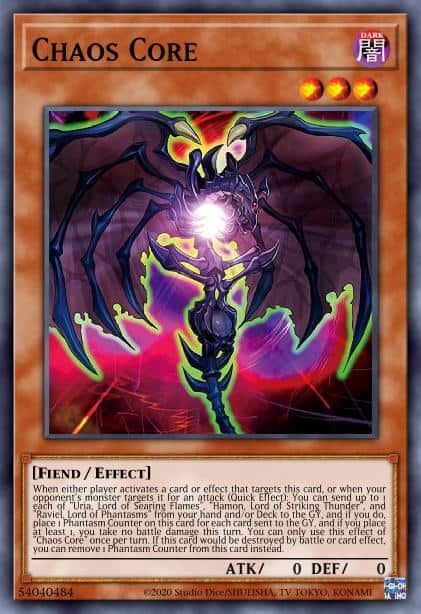 Chaos Core - (Structure Sacred Beasts) - (SDSA-EN002) - (Common)