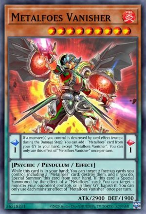 Metalfoes Vanisher - (2022 Tin of the Pharaoh's Gods) - (MP22-EN011) - (Common)