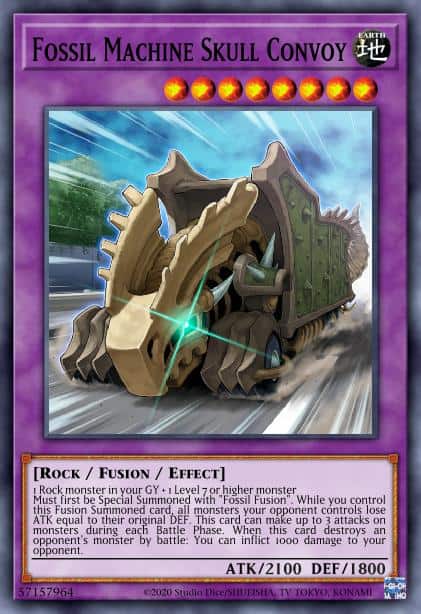 Fossil Machine Skull Convoy - (Ghosts From the Past The 2nd Haunting) - (GFP2-EN019) - (Ultra Rare)