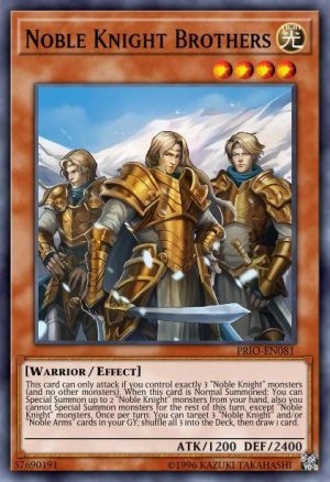 Noble Knight Brothers - (Battles of Legend Relentless Revenge) - (BLRR-EN072) - (Ultra Rare)