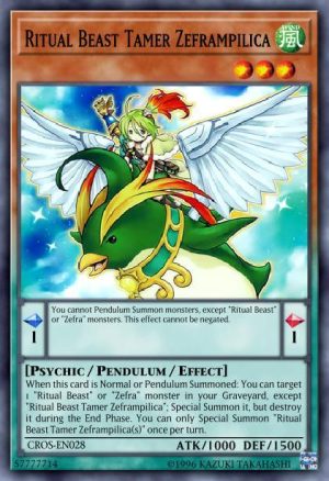 Ritual Beast Tamer Zeframpilica - (Crossed Souls) - (CROS-EN028) - (Common)