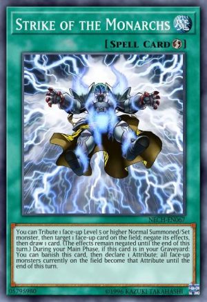 Strike of the Monarchs - (Emperor of Darkness Structure) - (SR01-EN028) - (Common)