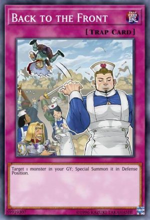 Back to the Front - (Egyptian God Deck Slifer the Sky Dragon) - (EGS1-EN038) - (Common)