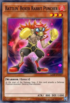 Battlin' Boxer Rabbit Puncher - (Legendary Duelists: Soulburning Volcano) - (LD10-EN054) - (Common)