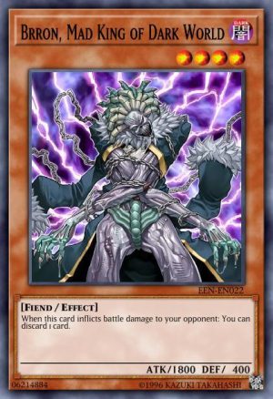 Brron, Mad King of Dark World - (Elemental Energy) - (EEN-EN022) - (Rare)
