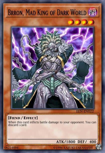 Brron, Mad King of Dark World - (Elemental Energy) - (EEN-EN022) - (Rare)