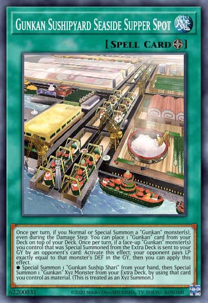 Gunkan Sushipyard Seaside Supper Spot - (2022 Tin of the Pharaoh's Gods) - (MP22-EN159) - (Common)