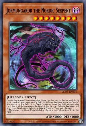 Jormungardr the Nordic Serpent - (LC 5D's) - (LC05-EN001) - (Ultra Rare)