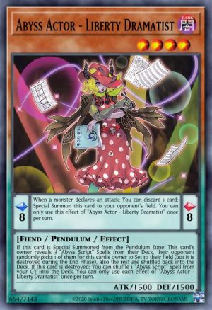 Abyss Actor - Liberty Dramatist - (Photon Hypernova) - (PHHY-EN016) - (Common)