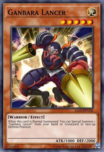 Ganbara Lancer - (Super Starter Promo) - (YS13-ENV04) - (Common)