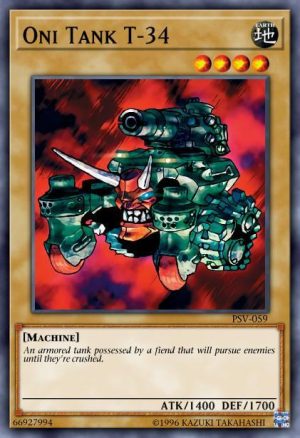 Oni Tank T-34 - (Pharaoh's Servant) - (PSV-059) - (Common)