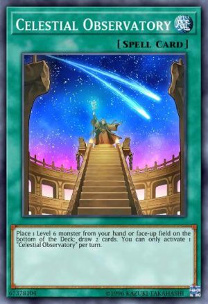 Celestial Observatory - (2019 Gold Sarcophagus Tin Mega Pack) - (MP19-EN122) - (Rare)