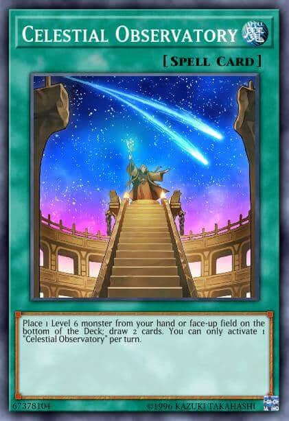 Celestial Observatory - (2019 Gold Sarcophagus Tin Mega Pack) - (MP19-EN122) - (Rare)