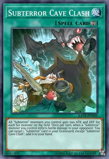 Subterror Cave Clash - (Raging Tempest) - (RATE-EN085) - (Super Rare)