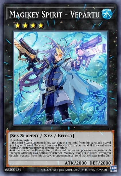 Magikey Spirit - Vepartu - (2022 Tin of the Pharaoh's Gods) - (MP22-EN213) - (Rare)