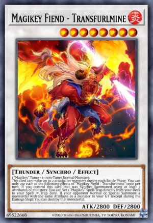 Magikey Fiend - Transfurlmine - (Burst of Destiny) - (BODE-EN044) - (Super Rare)