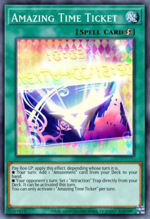 Amazing Time Ticket - (Lightning Overdrive Premiere! Promo) - (LIOV-ENSP1) - (Ultra Rare)