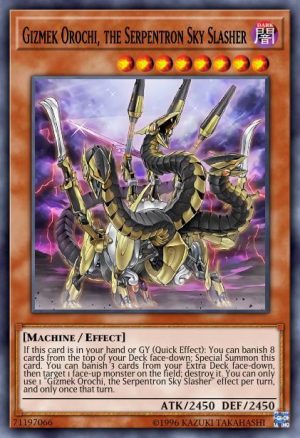 Gizmek Orochi, the Serpentron Sky Slasher - (Structure Cyber Strike) - (SDCS-EN020) - (Common)