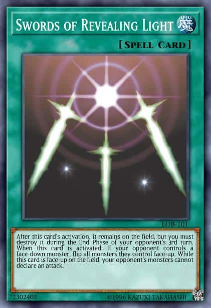 Swords of Revealing Light - (Egyptian God Deck Slifer the Sky Dragon) - (EGS1-EN021) - (Common)