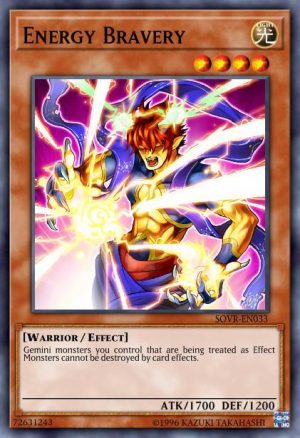 Energy Bravery - (Stardust Overdrive) - (SOVR-EN033) - (Common)