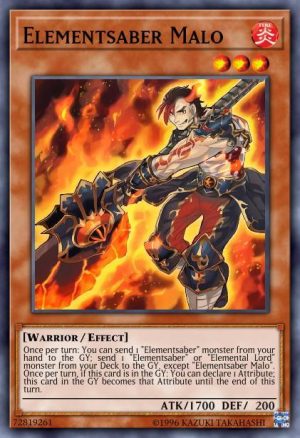 Elementsaber Malo - (Flames of Destruction) - (FLOD-EN022) - (Common)