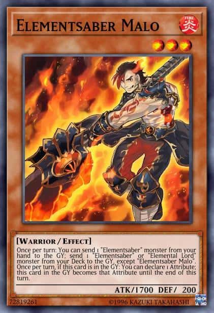 Elementsaber Malo - (Flames of Destruction) - (FLOD-EN022) - (Common)