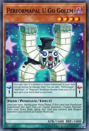 Performapal U Go Golem - (Legendary Dragon Decks) - (LEDD-ENC10) - (Common)