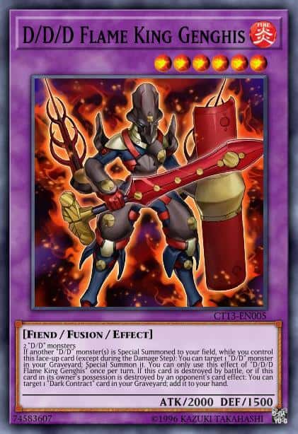 D/D/D Flame King Genghis - (OTS Tournament Pack 19) - (OP19-EN009) - (Super Rare)