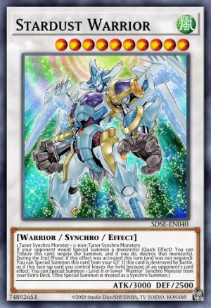 Stardust Warrior - (Synchron Extreme Structure) - (SDSE-EN040) - (Ultra Rare)