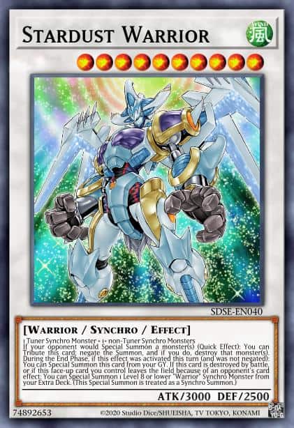 Stardust Warrior - (Synchron Extreme Structure) - (SDSE-EN040) - (Ultra Rare)