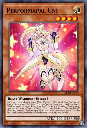 Performapal Uni - (Dragons of Legend Unleashed) - (DRL3-EN002) - (Ultra Rare)