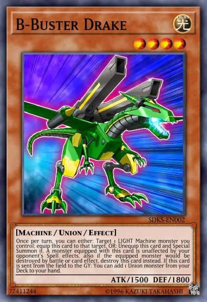 B-Buster Drake - (Structure Seto Kaiba) - (SDKS-EN002) - (Super Rare)