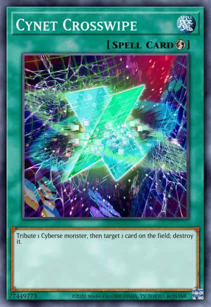 Cynet Crosswipe - (Burst of Destiny) - (BODE-EN096) - (Common)