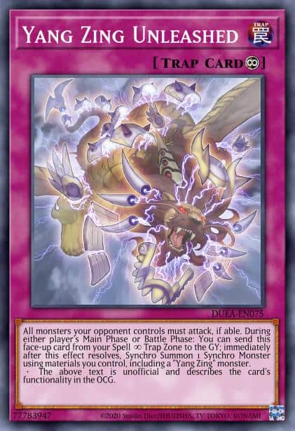 Yang Zing Unleashed - (2015 Mega-Tin Mega Pack) - (MP15-EN117) - (Common)