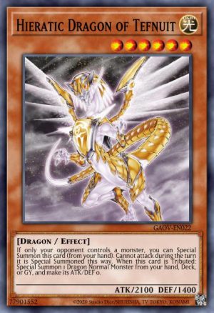Hieratic Dragon of Tefnuit - (Duel Power) - (DUPO-EN080) - (Ultra Rare)