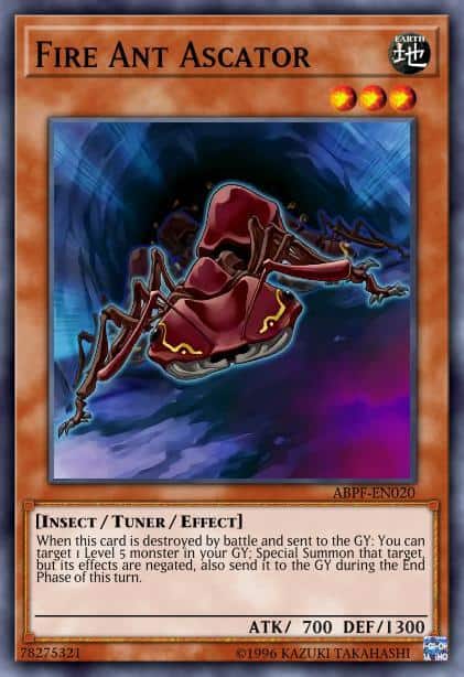 Fire Ant Ascator - (Legendary Duelists Immortal Destiny) - (LED5-EN030) - (Common)
