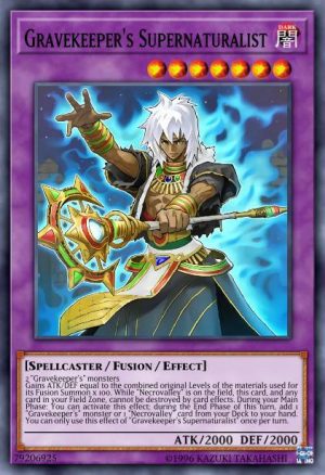 Gravekeeper's Supernaturalist - (2019 Gold Sarcophagus Tin Mega Pack) - (MP19-EN181) - (Common)