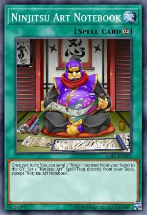 Ninjitsu Art Notebook - (OTS Tournament Pack 20) - (OP20-EN011) - (Super Rare)