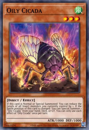 Oily Cicada - (Battles of Legend Crystal Revenge) - (BLCR-EN027) - (Ultra Rare)