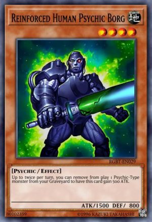 Reinforced Human Psychic Borg - (Raging Battle) - (RGBT-EN029) - (Super Rare)