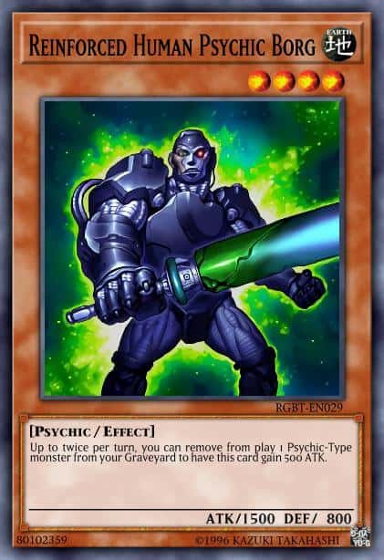 Reinforced Human Psychic Borg - (Raging Battle) - (RGBT-EN029) - (Super Rare)