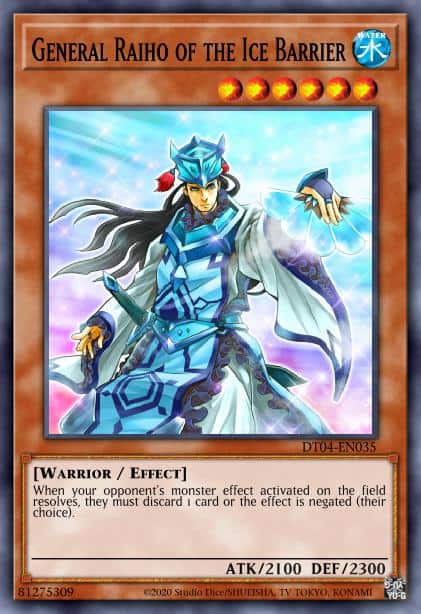 General Raiho of the Ice Barrier - (Structure Freezing Chains) - (SDFC-EN015) - (Common)