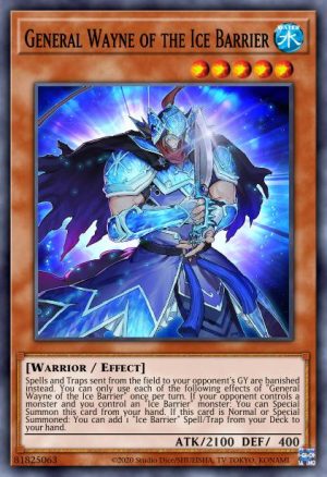 General Wayne of the Ice Barrier - (Structure Freezing Chains) - (SDFC-EN001) - (Common)