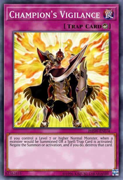 Champion's Vigilance - ( Duelists of Tomorrow) - (SS02-ENV01) - (Ultra Rare)