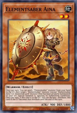 Elementsaber Aina - (Flames of Destruction) - (FLOD-EN019) - (Common)